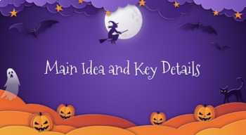 Preview of Main Idea & Key Details: Halloween Short Story / Informational Text
