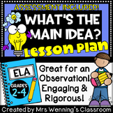 Main Idea Lesson Plan with Activities & Assessment!