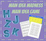 Main Idea Madness Main Idea Game