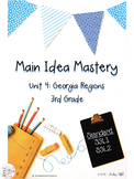 Main Idea Mastery: Georgia Regions for 3rd Grade