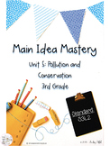 Main Idea Mastery: Pollution and Conservation for 3rd Grade