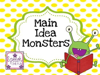 Preview of Main Idea Monsters