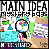 Main Idea Centers - Differentiated Mystery Bags