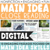 Main Idea Nonfiction Passages for Google Classroom (Volume 1)