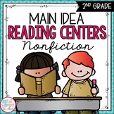 Main Idea Nonfiction Reading Centers SECOND GRADE