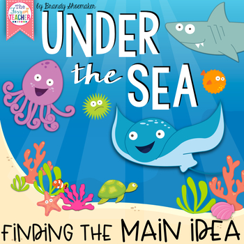 Main Idea: Ocean Animals by Brandy Shoemaker | TPT