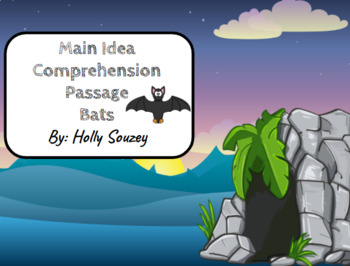 Preview of Main Idea Passage (Bats)-Digital