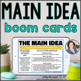 Main Idea Passages & Questions | BOOM CARDS™