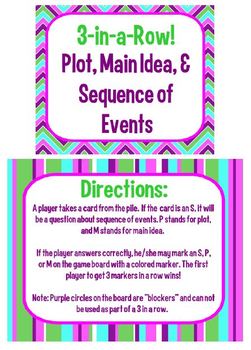 Preview of Main Idea, Plot, and Sequence of Events Review Game-PDF and SMARTBoard