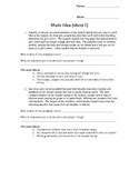 Main Idea Practice and Main Idea Quizzes