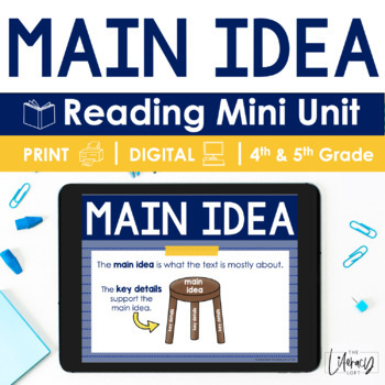 Preview of Main Idea (Reading Mini Unit) 4th & 5th Grade