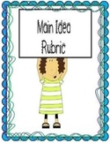 Main Idea Rubric for Student Use