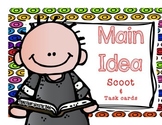 Main Idea Scoot and Task Cards {Distance Learning Activity}
