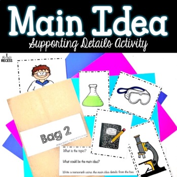 Preview of Main Idea & Supporting Details Activity