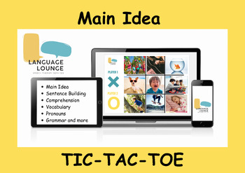 Preview of Main Idea TIC TAC TOE
