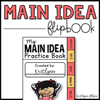 Preview of Main Idea Flip Book Practice
