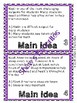 Main Idea Task Cards 2nd-3rd Grade by Shaw's Favorites | TpT