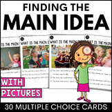 Main Idea Task Cards - Finding the Main Idea With Pictures