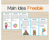 Main Idea Task Cards Freebie