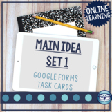 Main Idea Task Cards Set 1 Google Forms