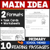 Main Idea Task Cards 2nd Grade {Dollar Deals}