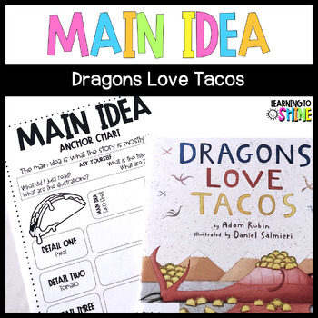 Preview of Main Idea Worksheets and Activities | Dragons Love Tacos