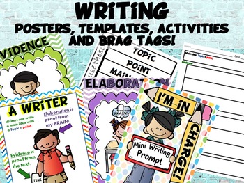 Preview of Common Core writing & Core Connections Writing FSA