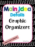 Main Idea and Detail Graphic Organizers