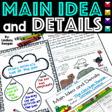 Main Idea and Supporting Details Worksheets and Activities