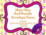 Main Idea and Details Game - Common Core Aligned