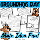 Groundhog Day - Main Idea and Details Activities