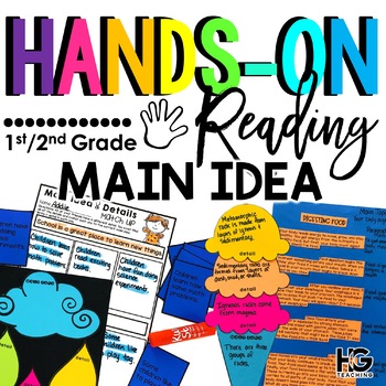 Preview of Main Idea and Supporting Details Hands-on Reading Comprehension Activities