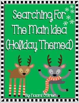 Preview of Main Idea and Details: Holiday Themed (Common Core)