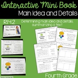 Main Idea and Details Interactive Mini Book RI.4.2