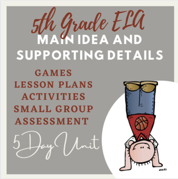 Preview of Main Idea and Details Lesson Plan