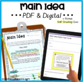 Main Idea and Details Passages for Fourth Grade ⭐ Main Ide