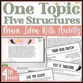 Main Idea and Informational Text Structures - One Topic Fi