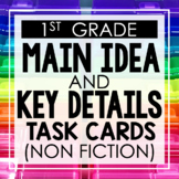 Main Idea and Key Details (Non Fiction) 1st Grade Reading 
