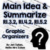 Main Idea and Summarize Informational Graphic Organizers R