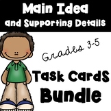 Main Idea and Supporting Detail Task Cards (QR Codes)  BUNDLE