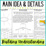 Main Idea & Supporting Details Activities - Scaffolded Passages, Worksheets
