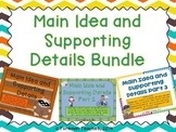 Main Idea and Supporting Details Bundle: Parts 1, 2, and 3