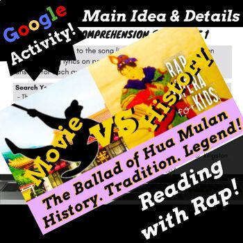 Preview of Main Idea and Supporting Details Fiction Passage for 5th and 6th Grade