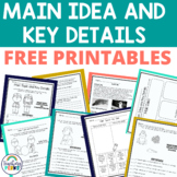 Main Idea and Supporting Details Freebie