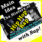 Hip Hop and Rap Music Main Idea and Supporting Details Pas