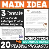 Main Idea and Supporting Details Passages For 3rd Grade