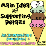 Main Idea and Supporting Details PowerPoint with Interacti