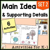 Main Idea and Supporting Details Reading Comprehension Uni