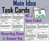 Main Idea Multiple Choice Worksheets | Teachers Pay Teachers