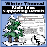 Main Idea and Supporting Details Winter Themed Passages